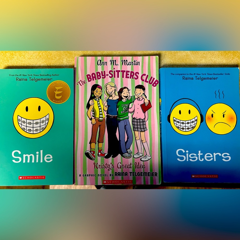 GRAPHIC NOVEL BOOK SET- RAINA TELGEMEIR